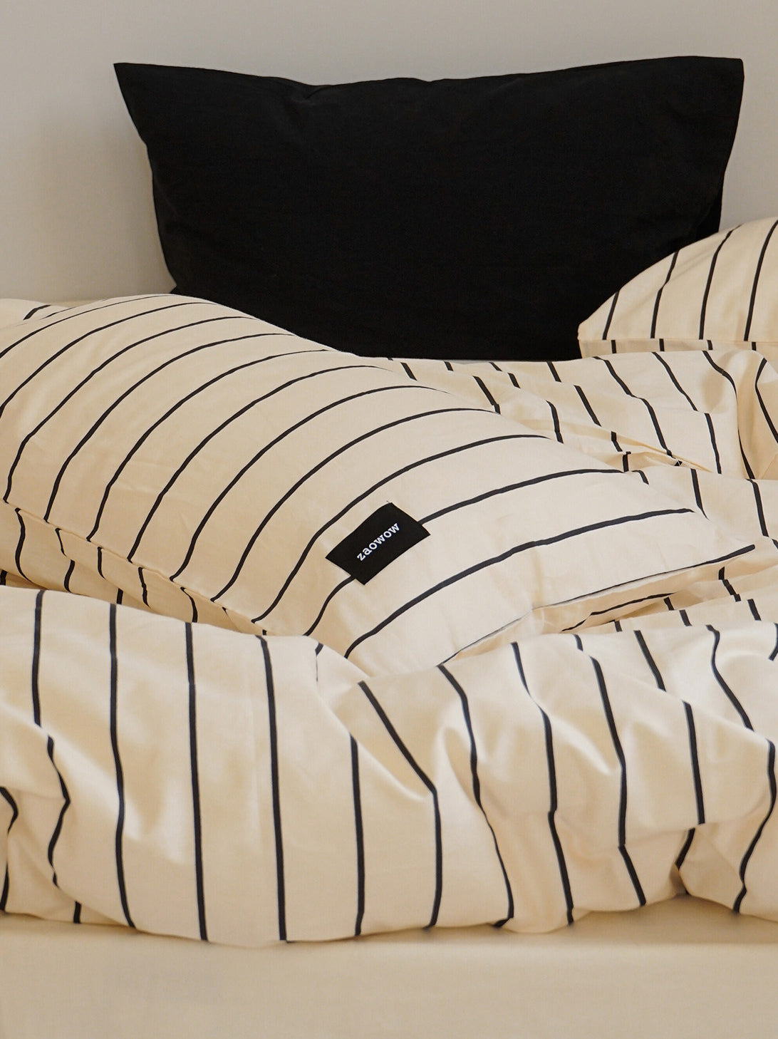Minimalist Stripe Cotton Bedding Set