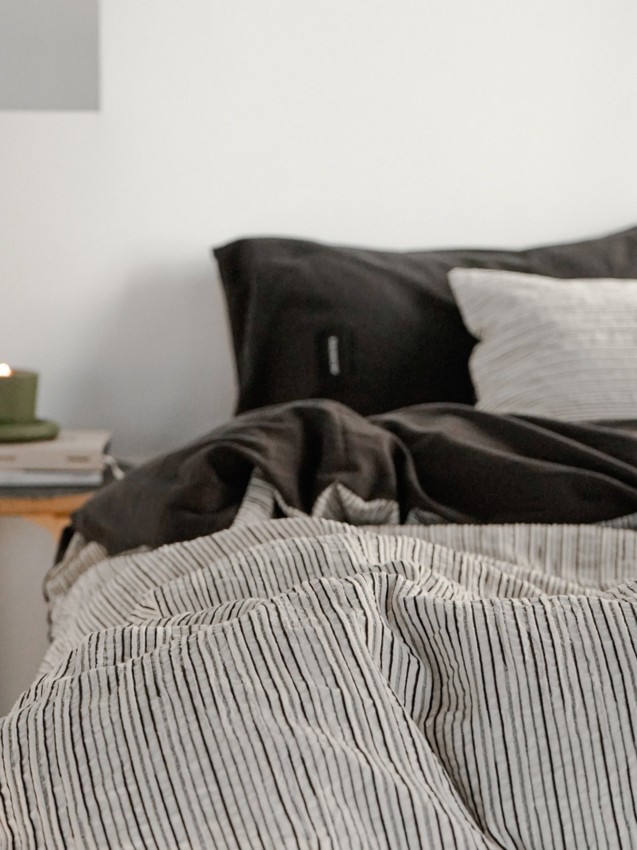 Textured Jacquard Cotton Stripe Bedding Set