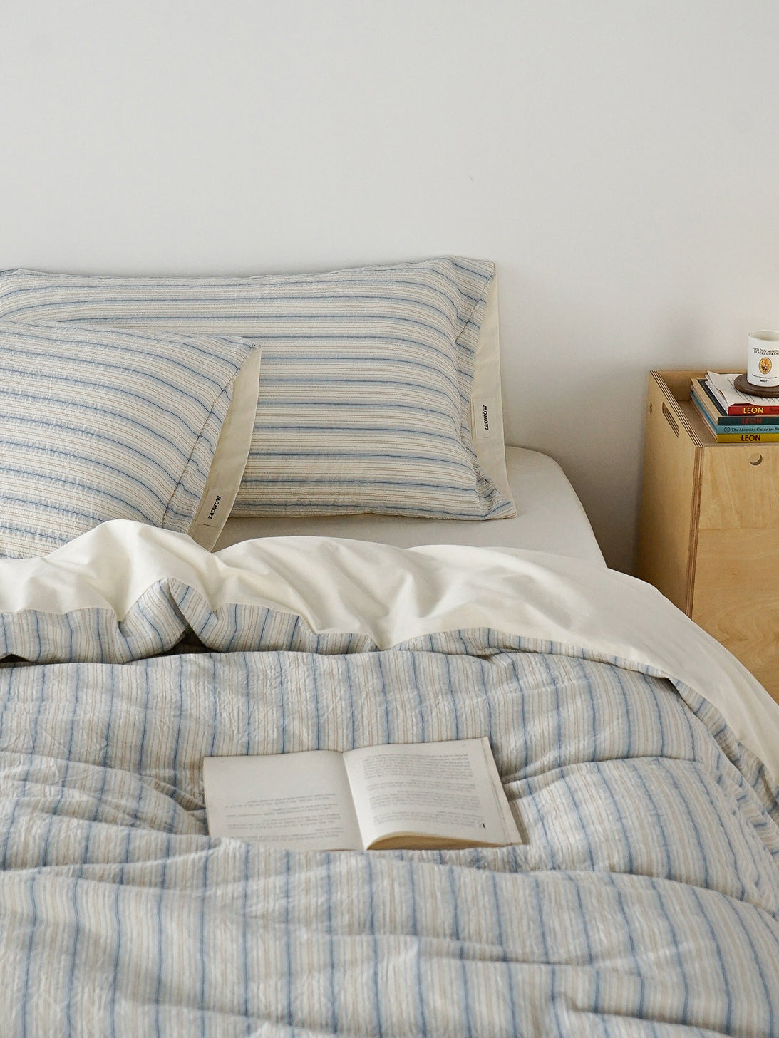 Textured Stripe Fresh Bedding Set