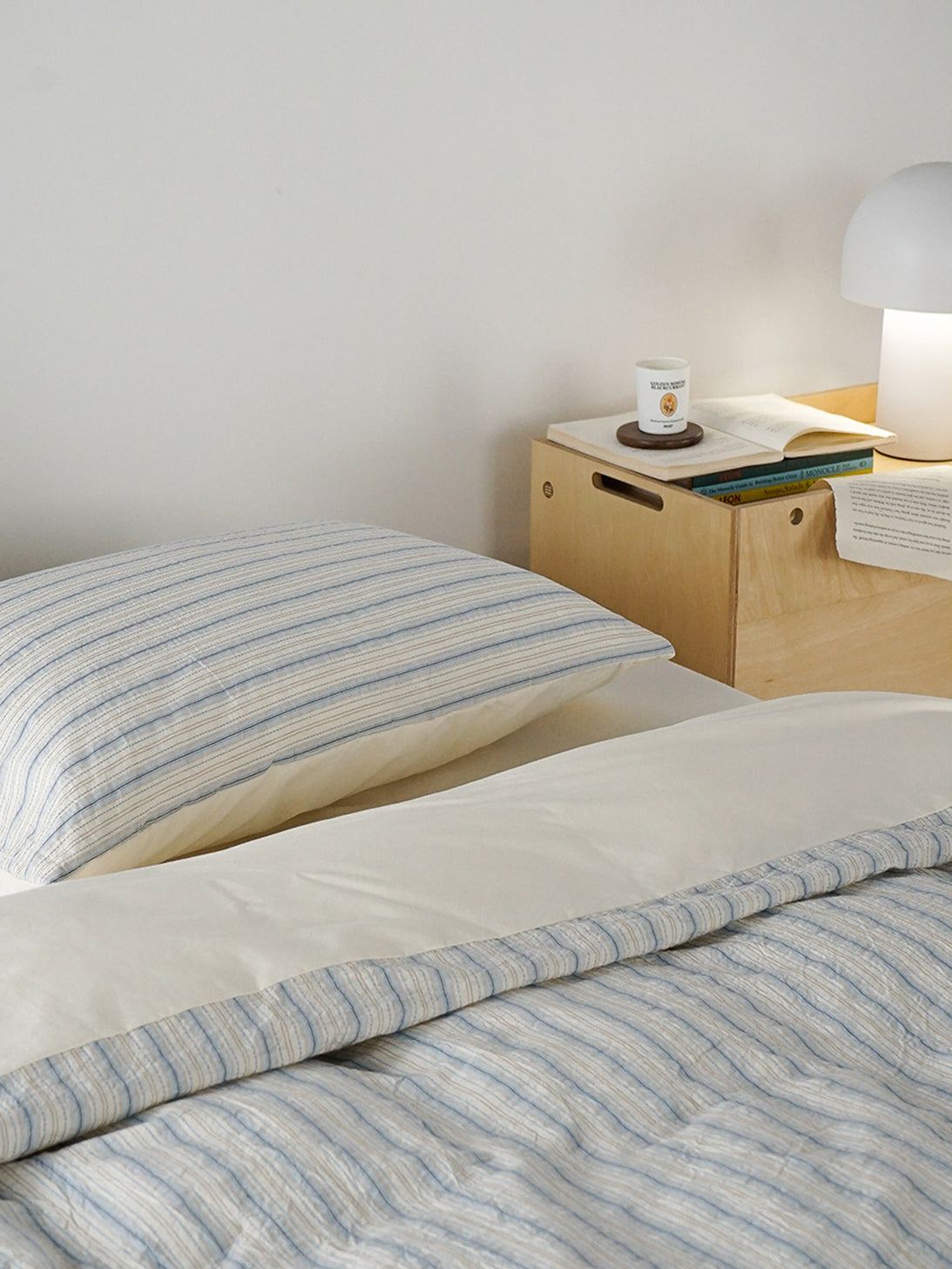 Textured Stripe Fresh Bedding Set