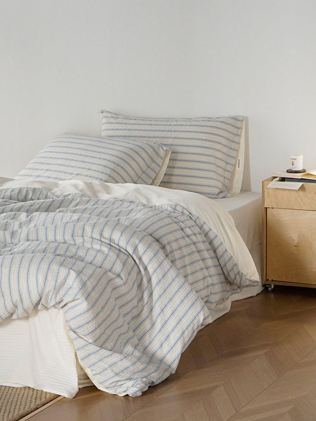 Textured Stripe Fresh Bedding Set