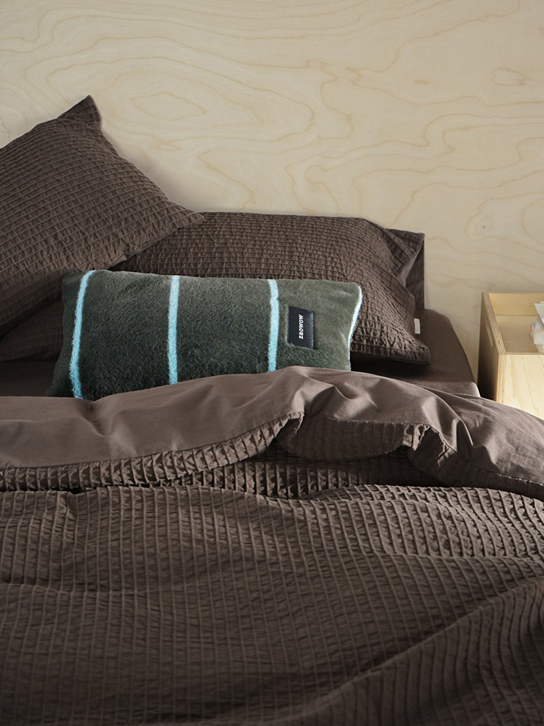 Textured Tuck Stripe Jacquard Bedding Set