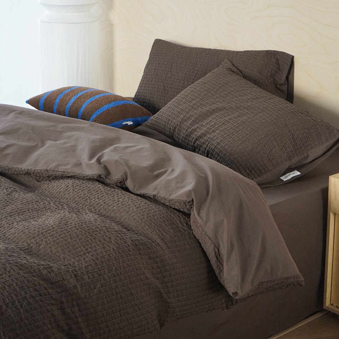Textured Tuck Stripe Jacquard Bedding Set
