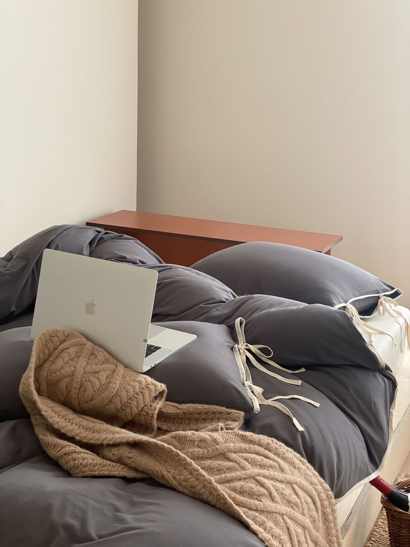 Brianna Knitted Cotton Bedding Set