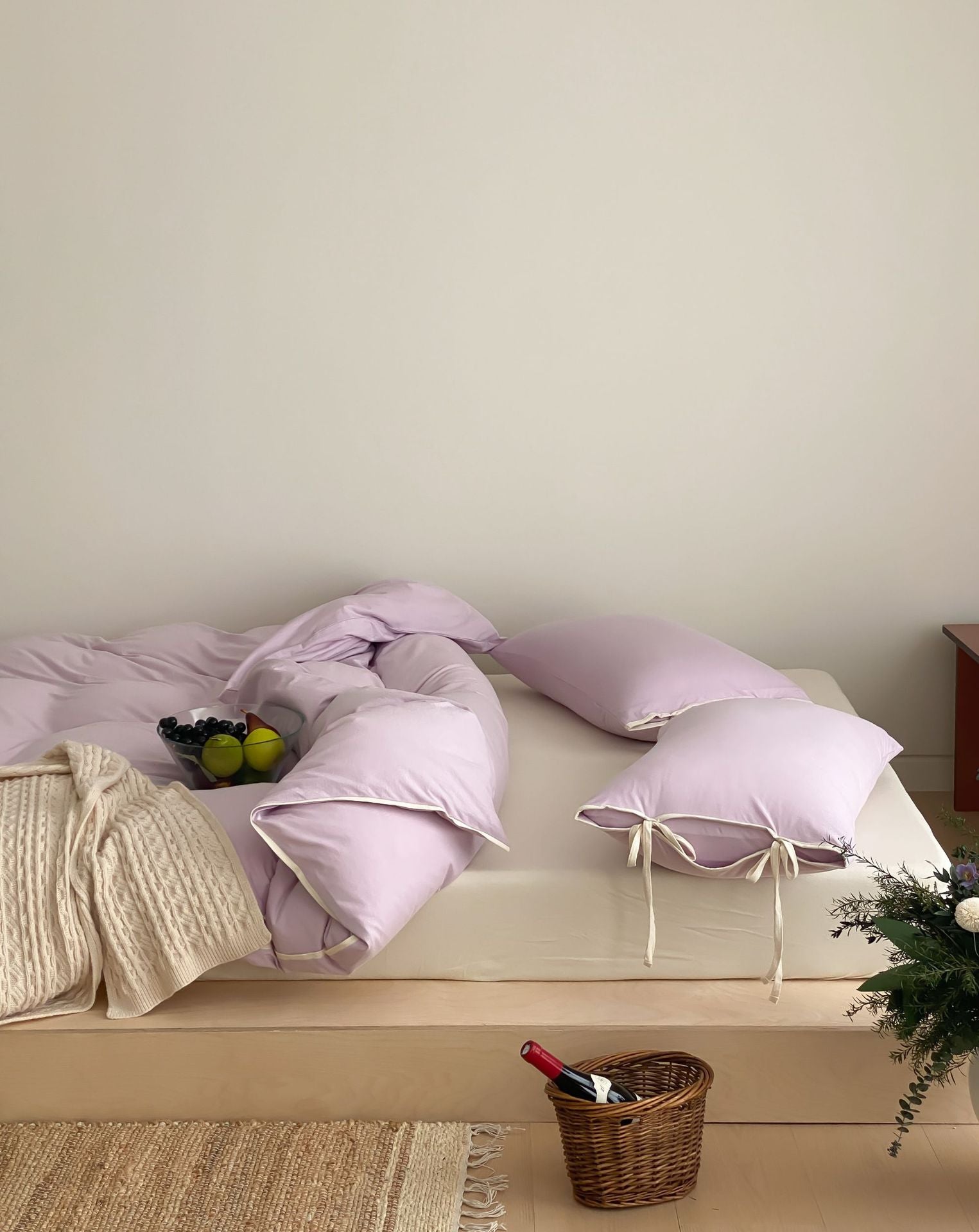 Brianna Knitted Cotton Bedding Set