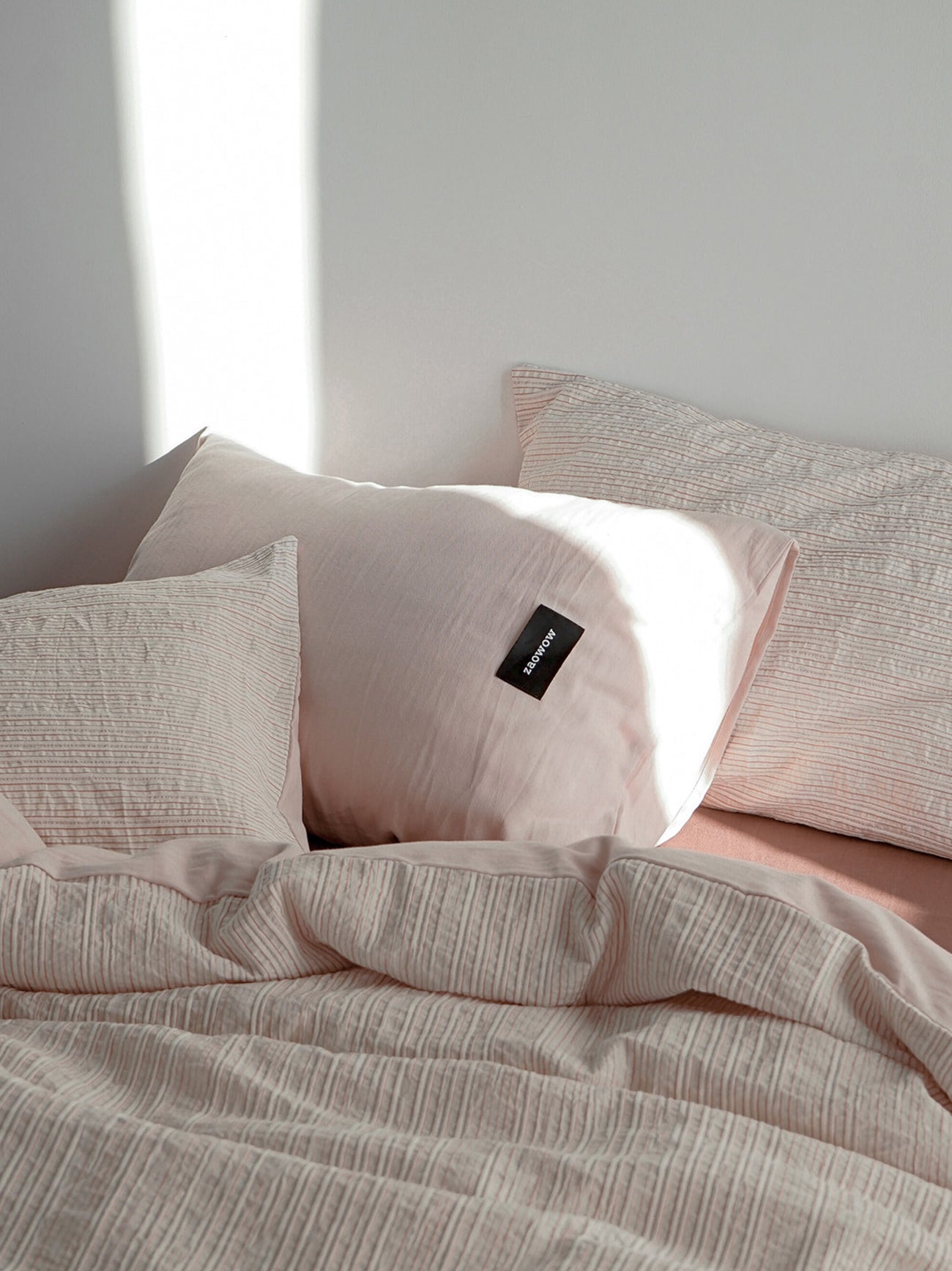 Textured Jacquard Cotton Stripe Bedding Set