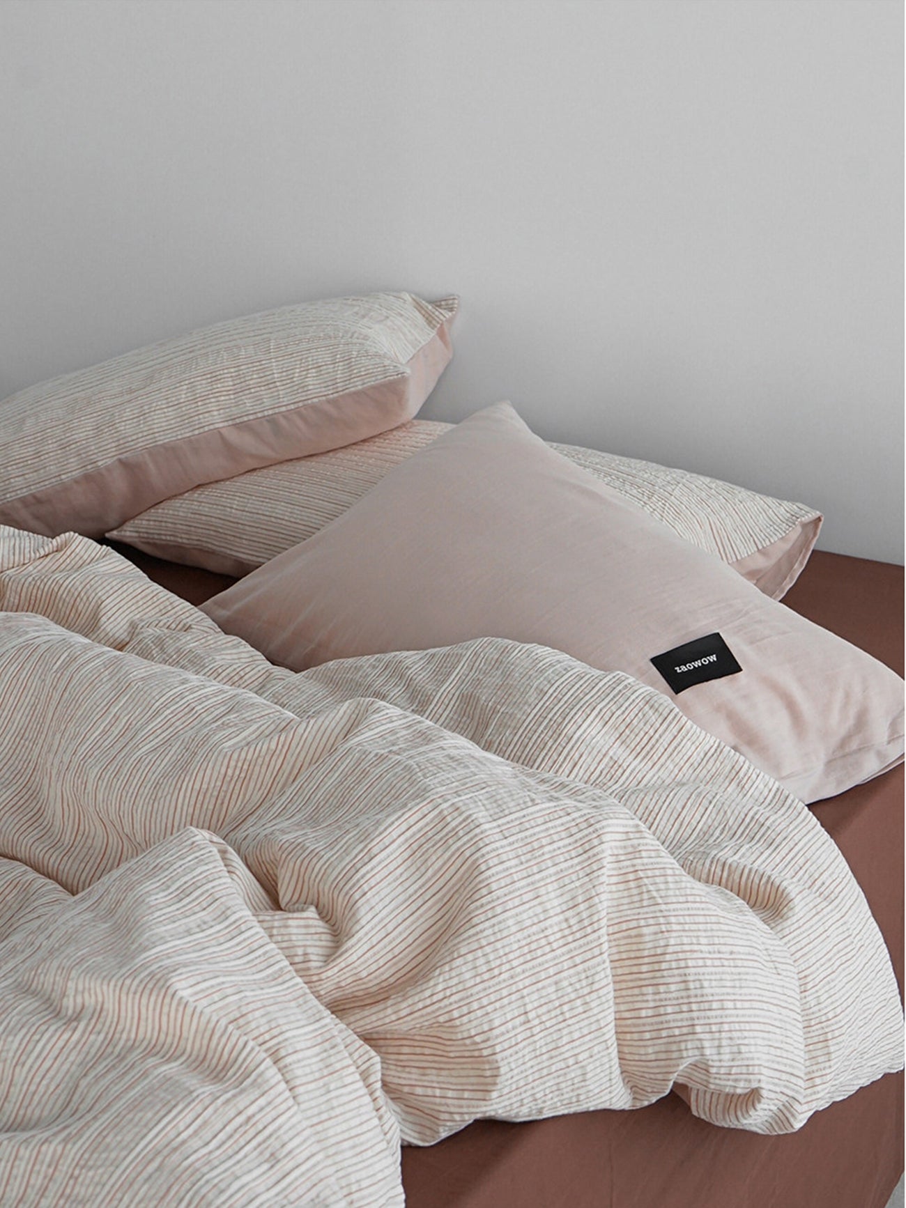 Textured Jacquard Cotton Stripe Bedding Set