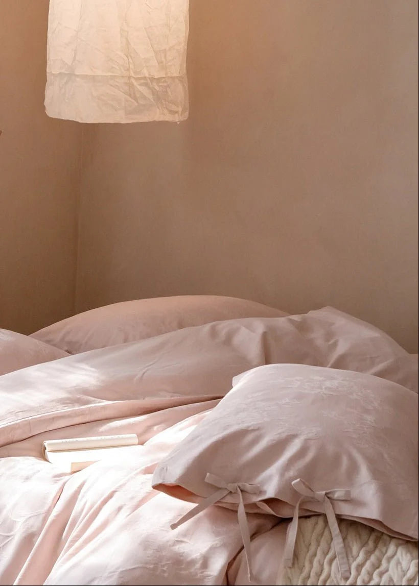 Liora Ribbon Bow Tied Floral Bedding Set