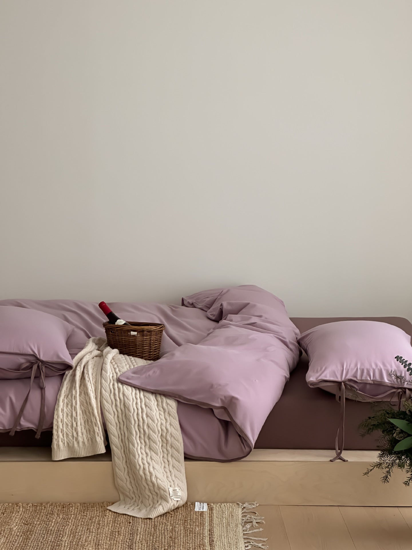 Brianna Knitted Cotton Bedding Set