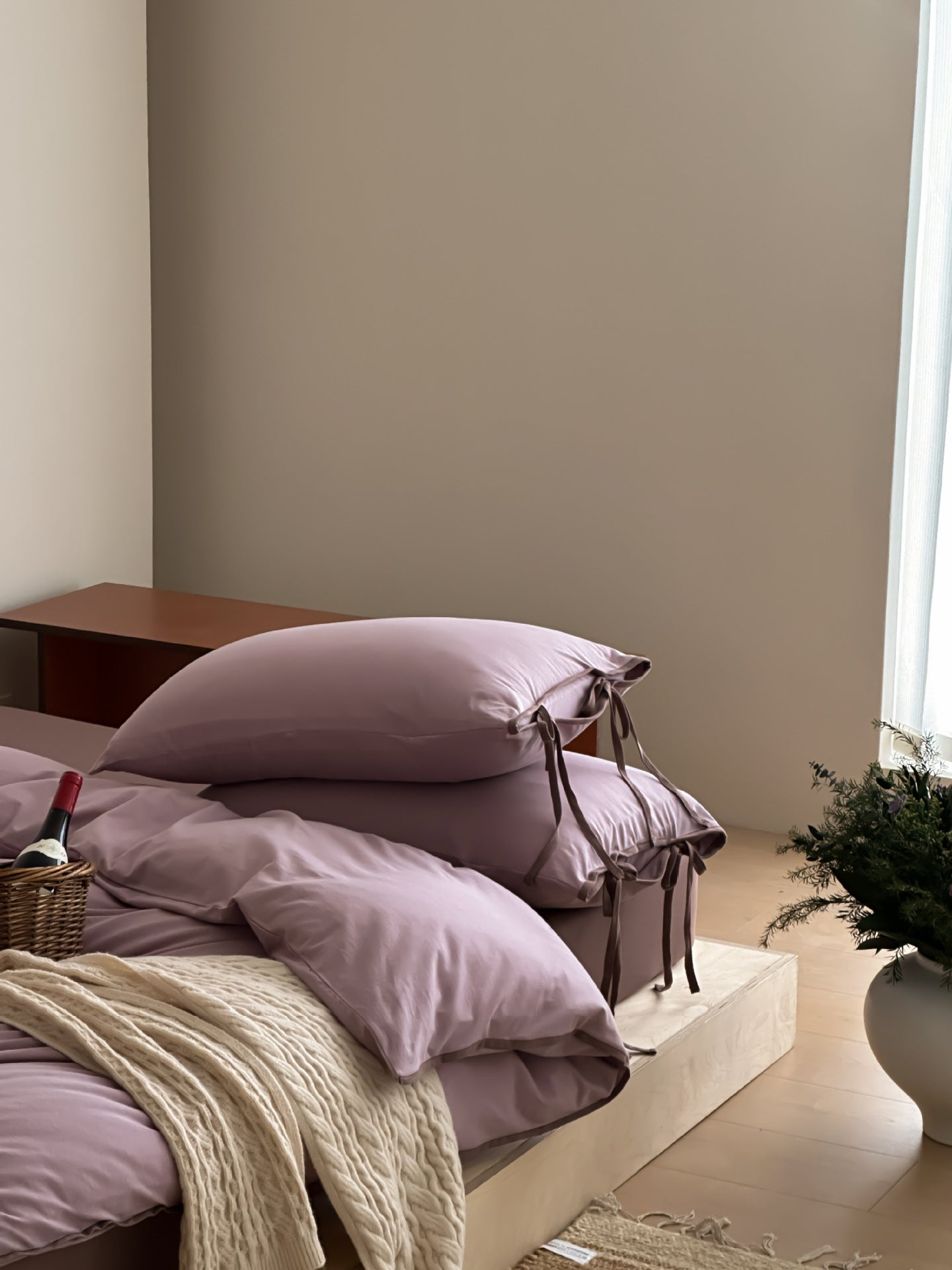 Brianna Knitted Cotton Bedding Set