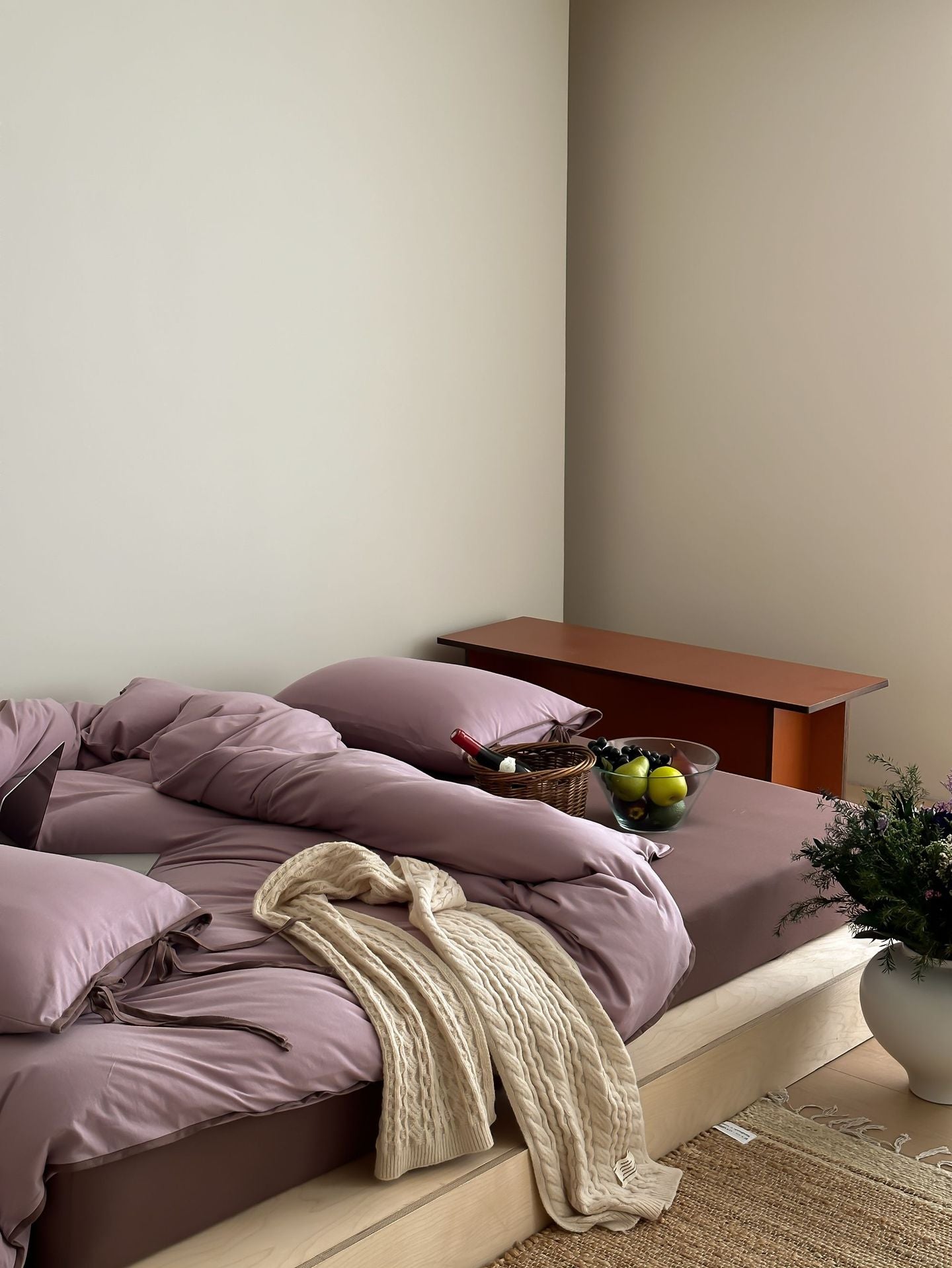 Brianna Knitted Cotton Bedding Set