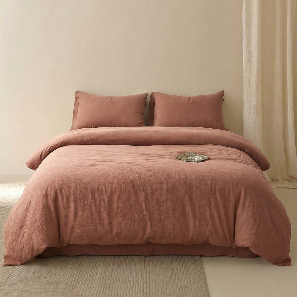 Mira Retro Double Gauze Bedding Set