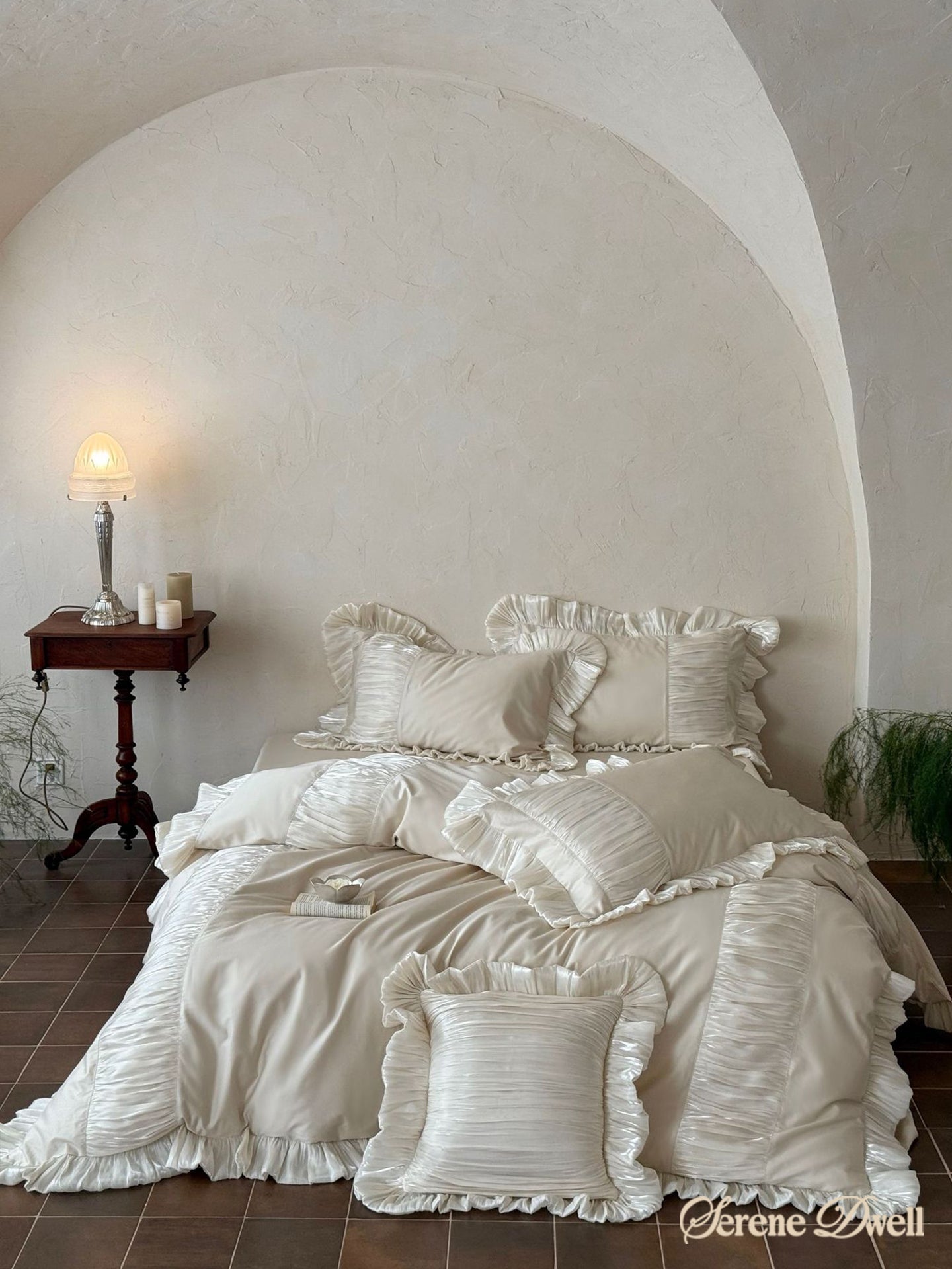 Josephine Pleated Ruffle Bedding Set