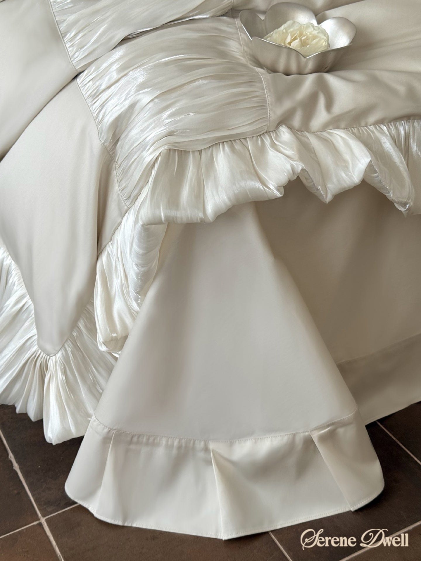 Josephine Pleated Ruffle Bedding Set
