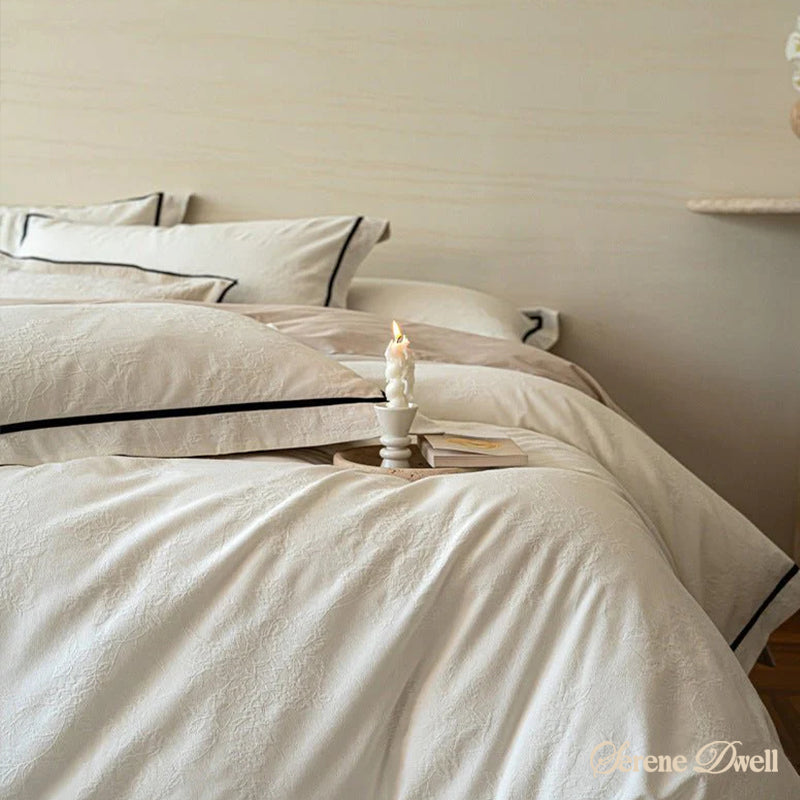 Dahlia Jacquard Bedding Set