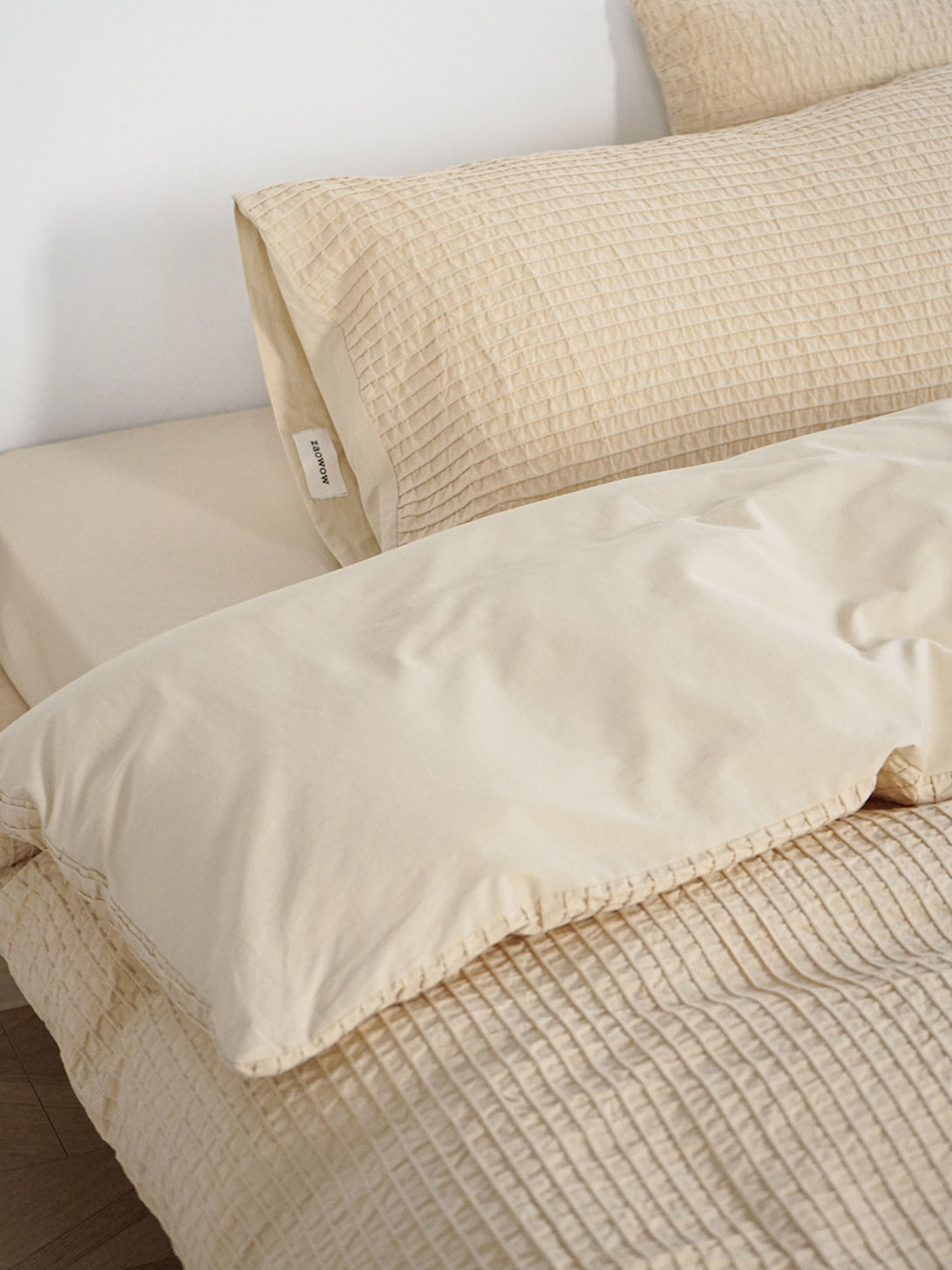 Textured Tuck Stripe Jacquard Bedding Set