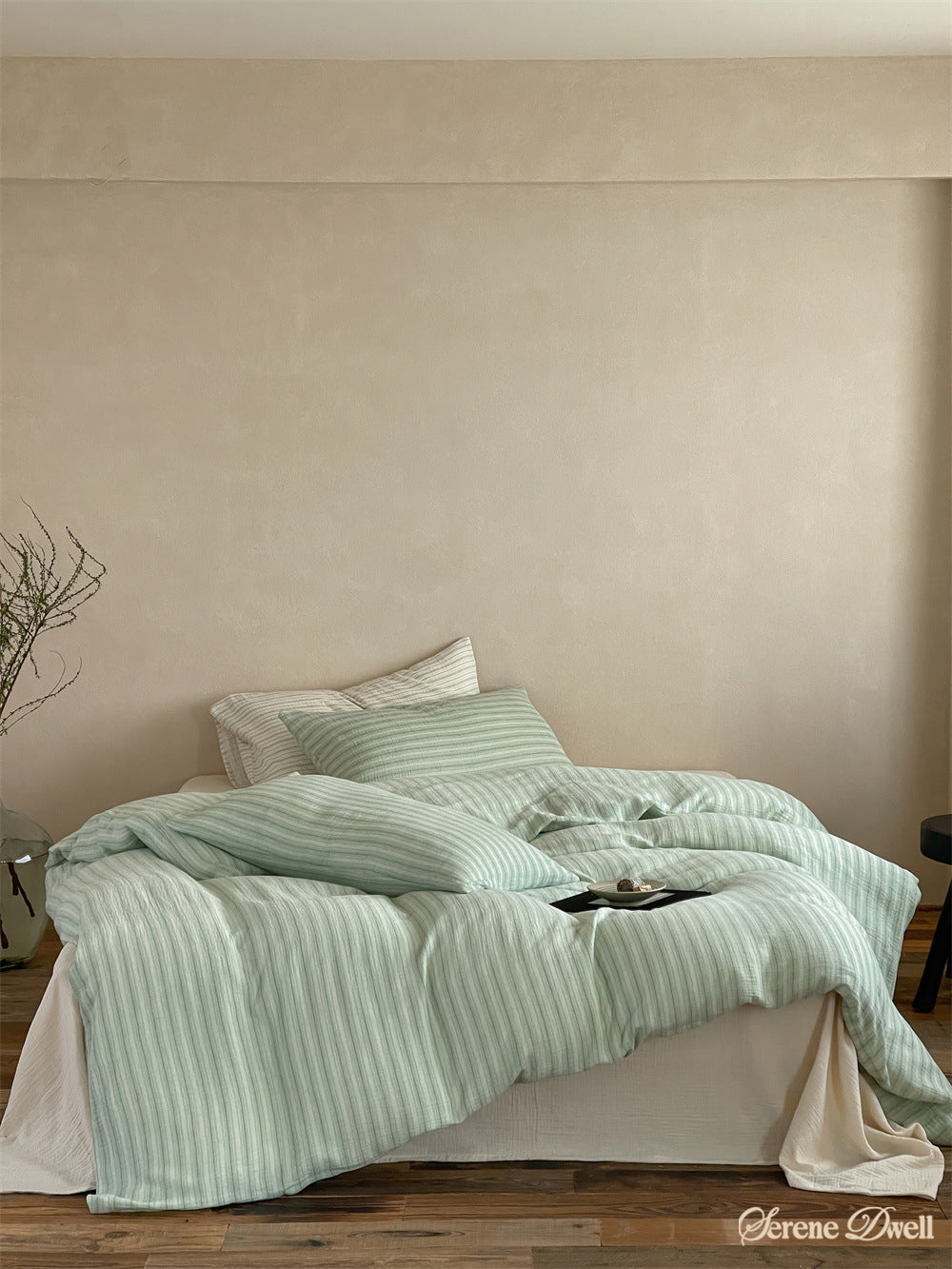 Laurel Striped Pastel Bedding Set