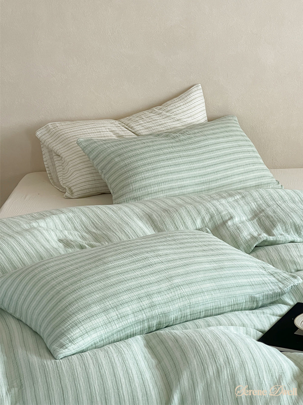 Laurel Striped Pastel Bedding Set