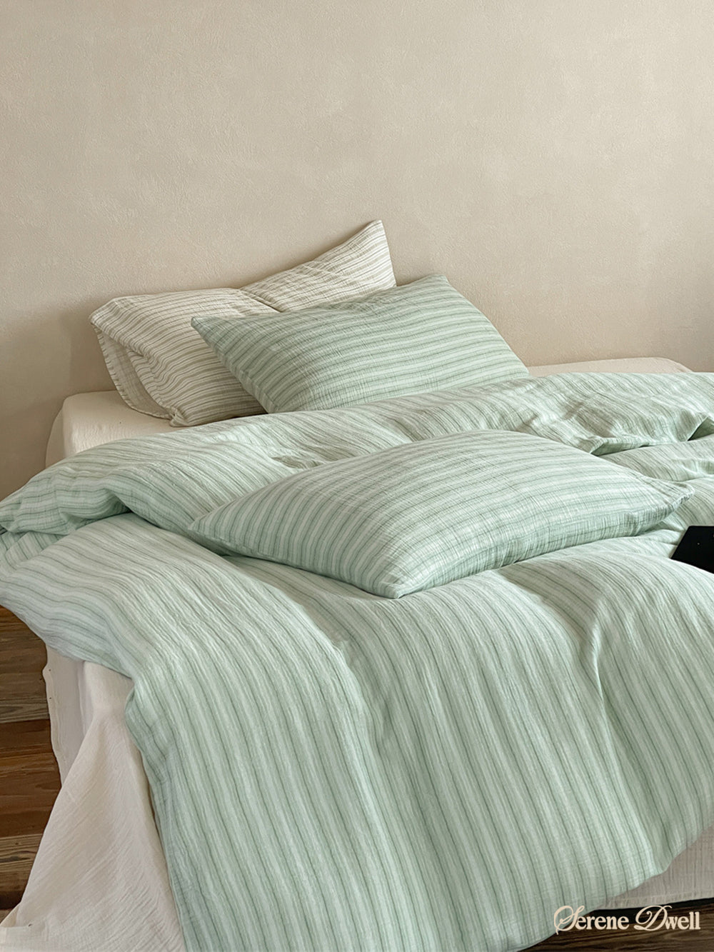Laurel Striped Pastel Bedding Set