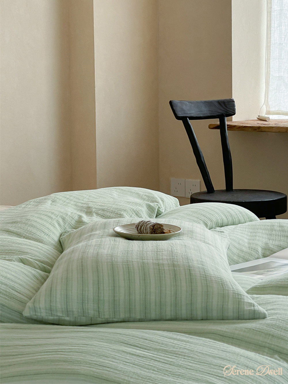 Laurel Striped Pastel Bedding Set