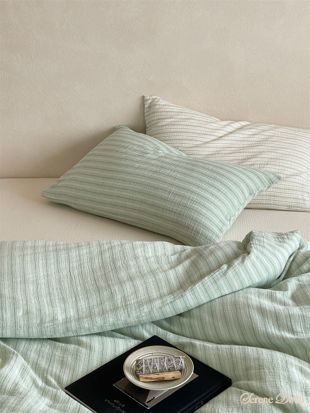 Laurel Striped Pastel Bedding Set