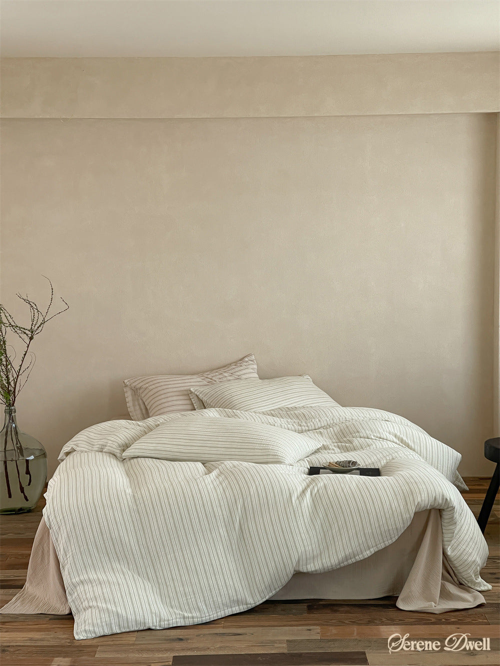 Laurel Striped Pastel Bedding Set