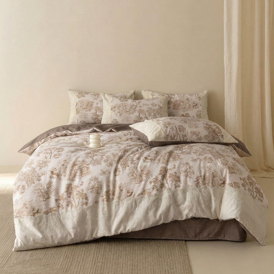 Elowen Plant Floral Bedding Set