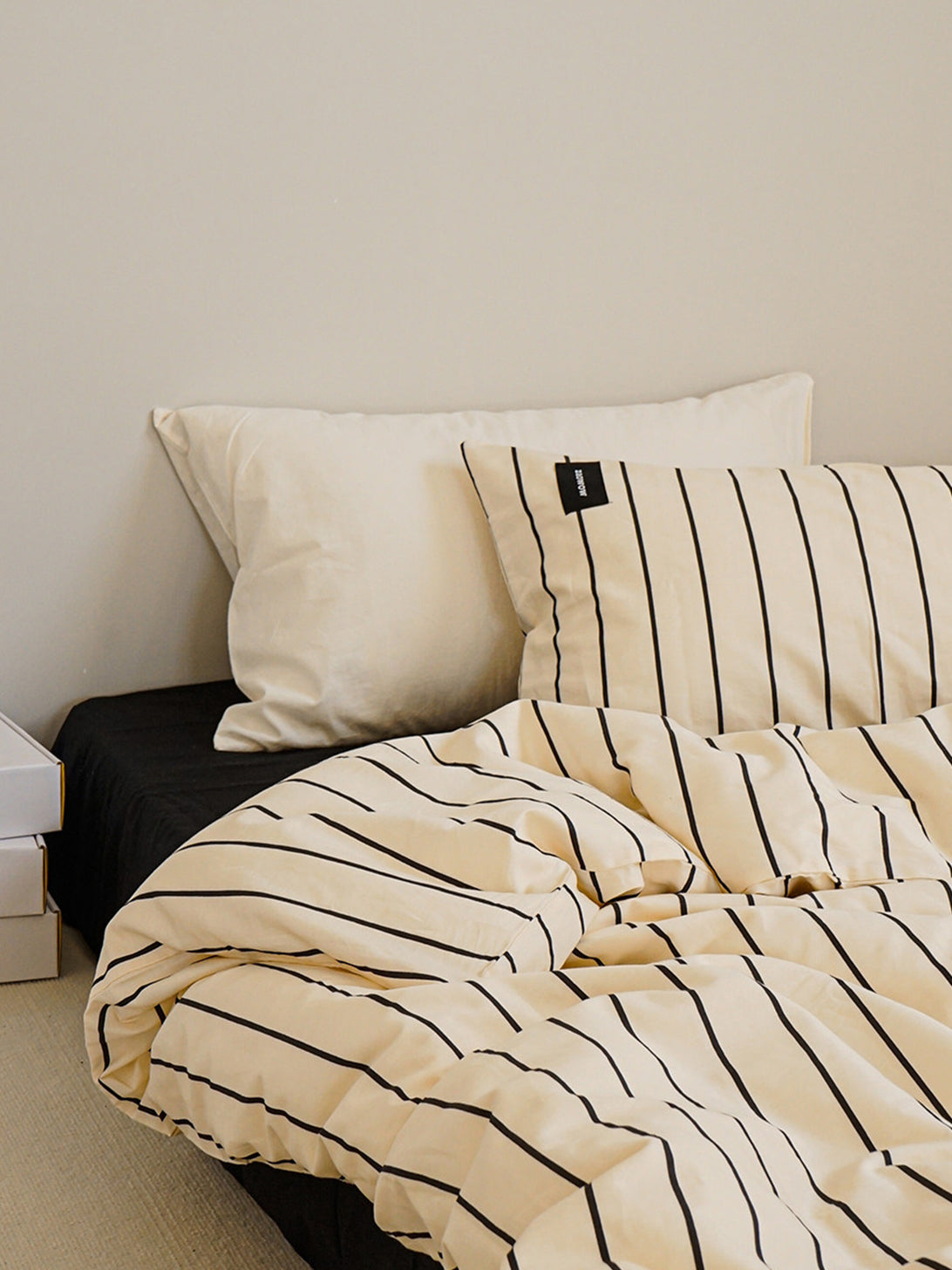 Minimalist Stripe Cotton Bedding Set