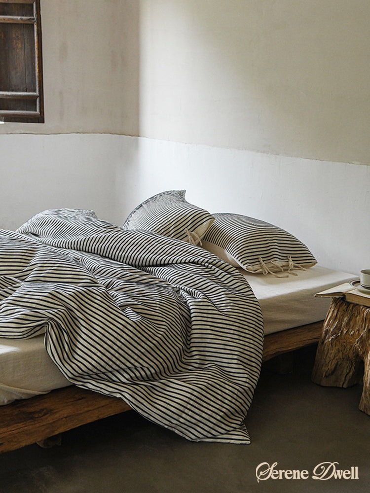 Silas Striped Jacquard Bedding Set
