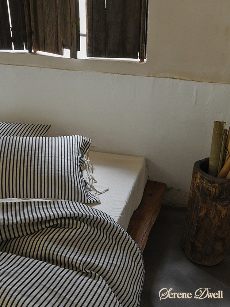 Silas Striped Jacquard Bedding Set