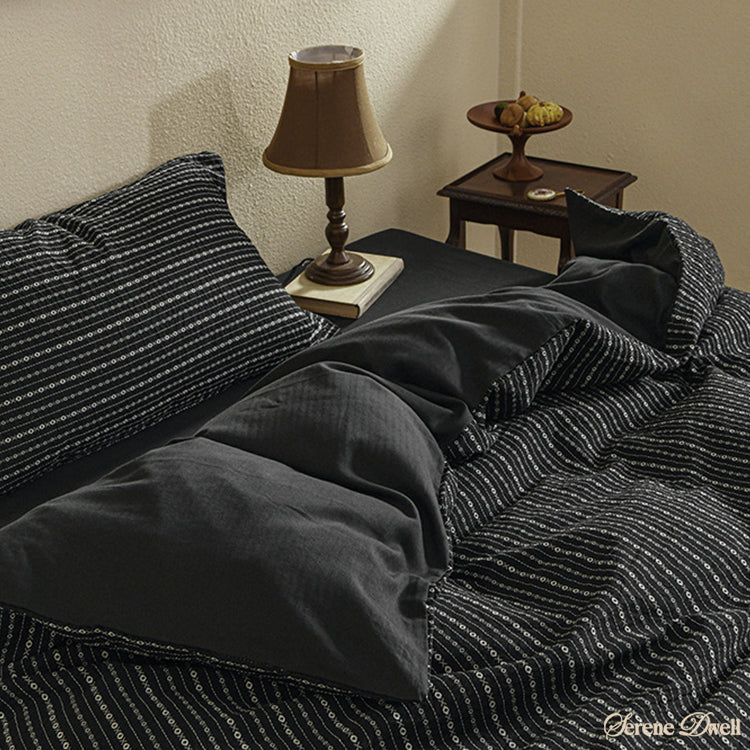 Nathaniel Striped Jacquard Bedding Set