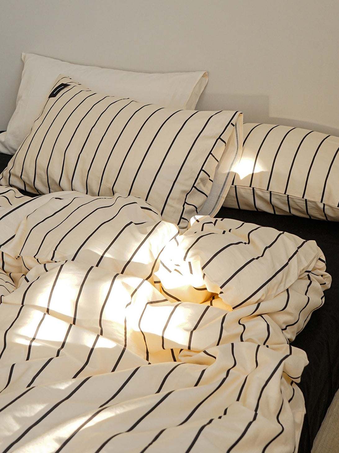 Minimalist Stripe Cotton Bedding Set