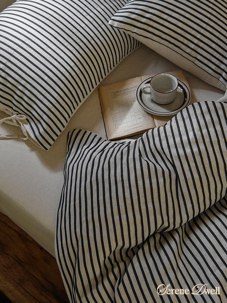 Silas Striped Jacquard Bedding Set