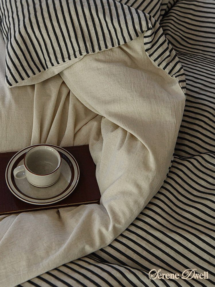 Silas Striped Jacquard Bedding Set