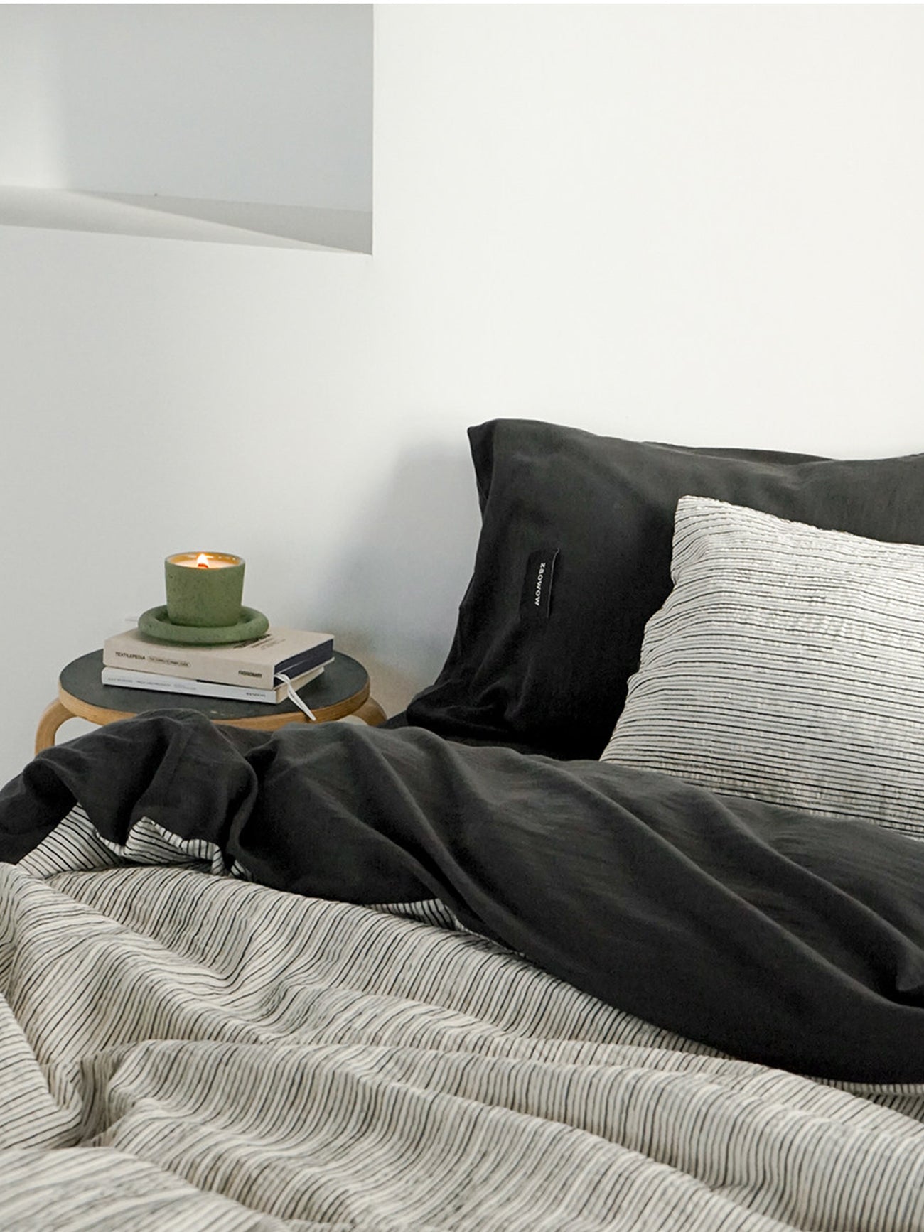 Textured Jacquard Cotton Stripe Bedding Set