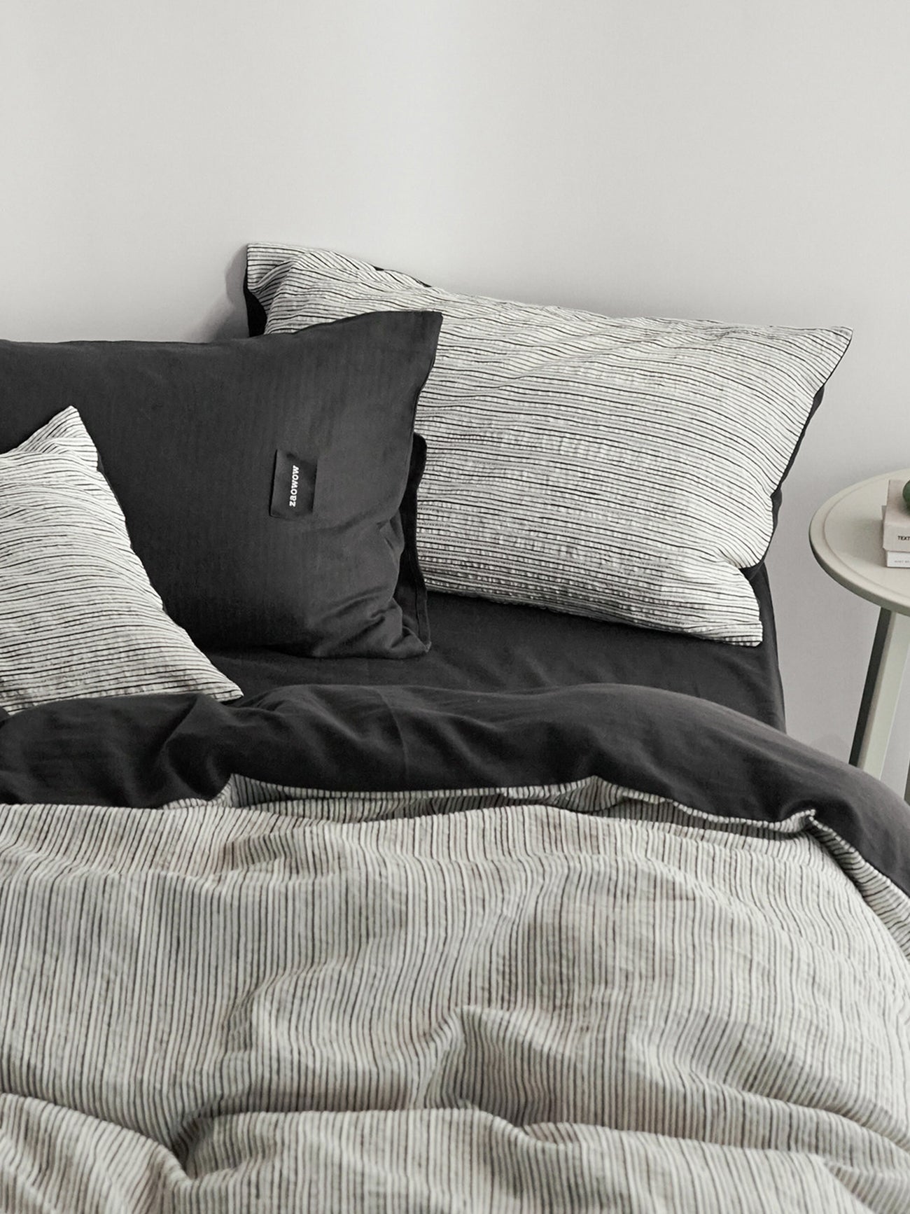 Textured Jacquard Cotton Stripe Bedding Set