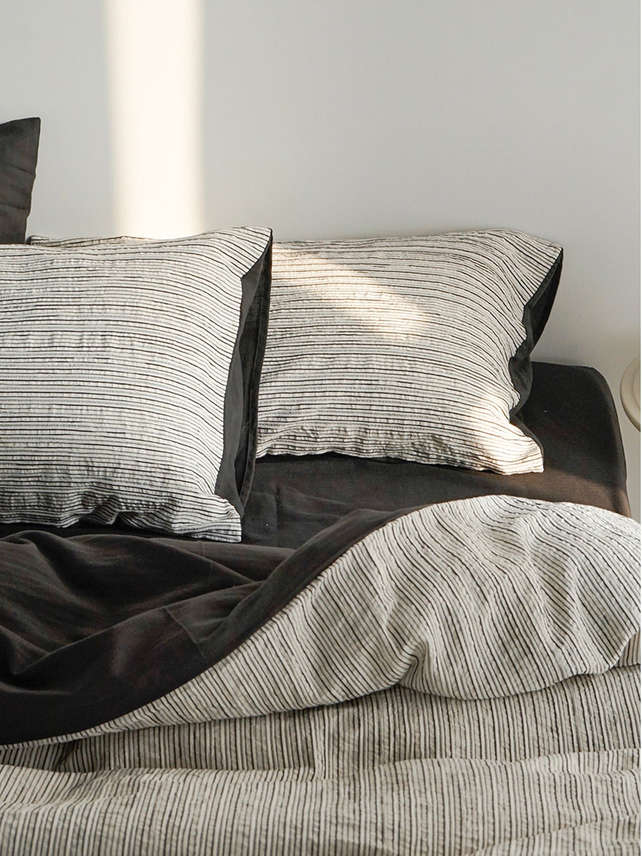 Textured Jacquard Cotton Stripe Bedding Set