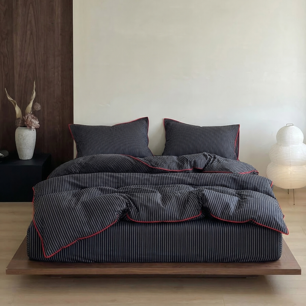 Arthur Pinstripe Bedding Set