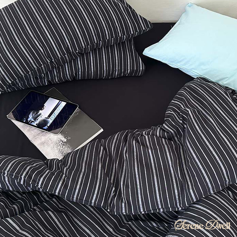 Refreshing Stripe Bedding Set