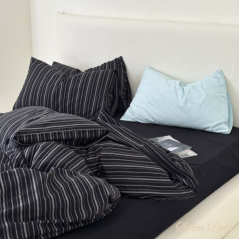 Refreshing Stripe Bedding Set