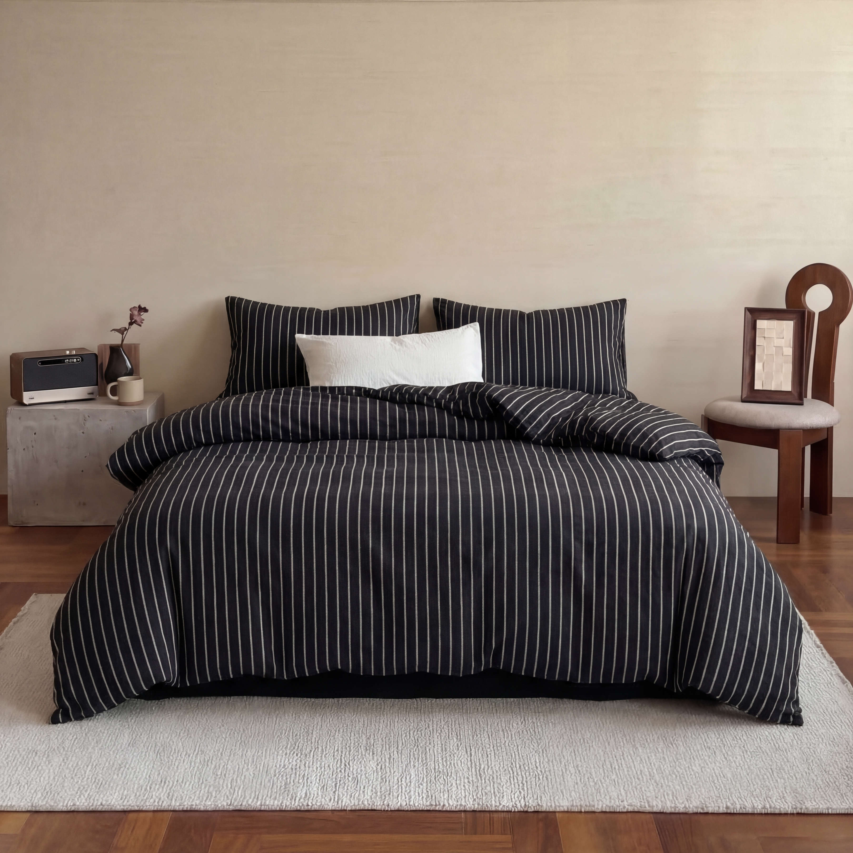 Refreshing Stripe Bedding Set