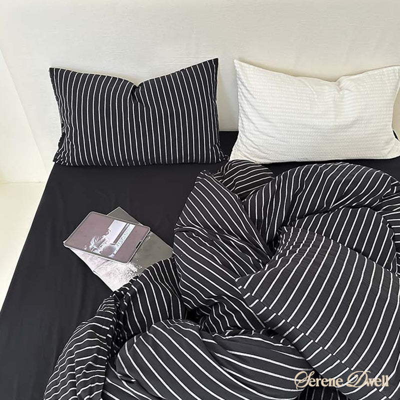 Refreshing Stripe Bedding Set