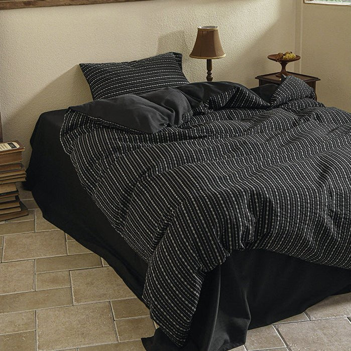Nathaniel Striped Jacquard Bedding Set