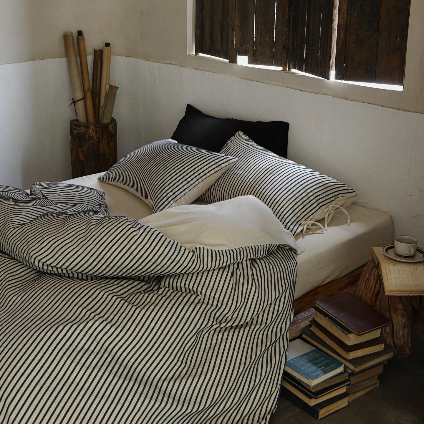 Silas Striped Jacquard Bedding Set