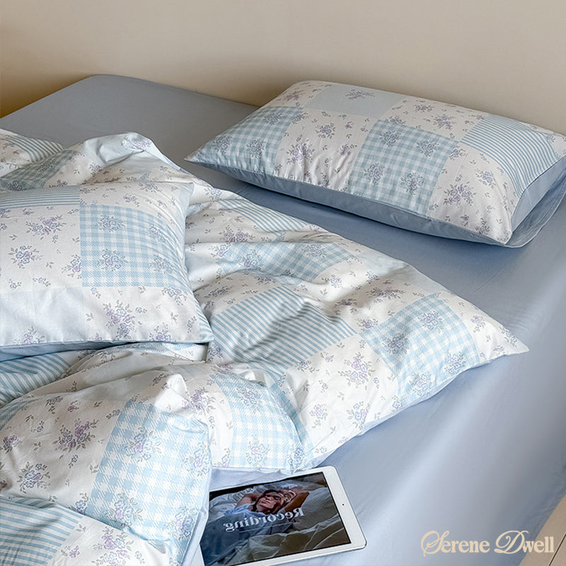 Poppy Patchwork Floral Bedding Set