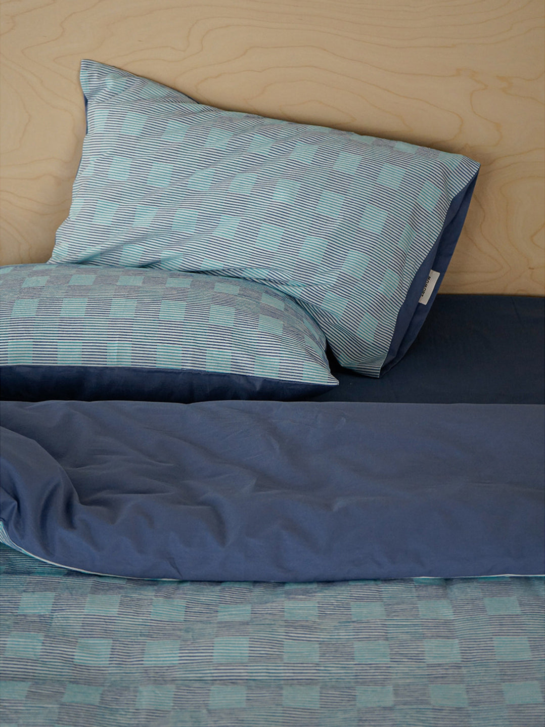 Vintage Jacquard Plaid Cotton Bedding Set