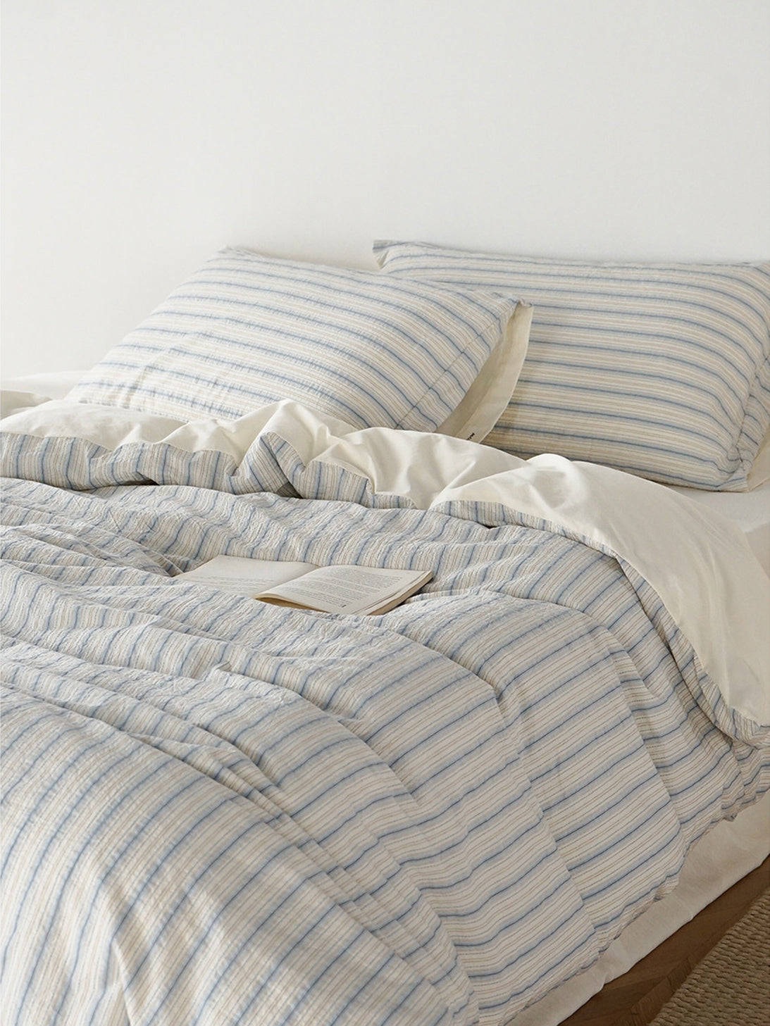 Textured Stripe Fresh Bedding Set