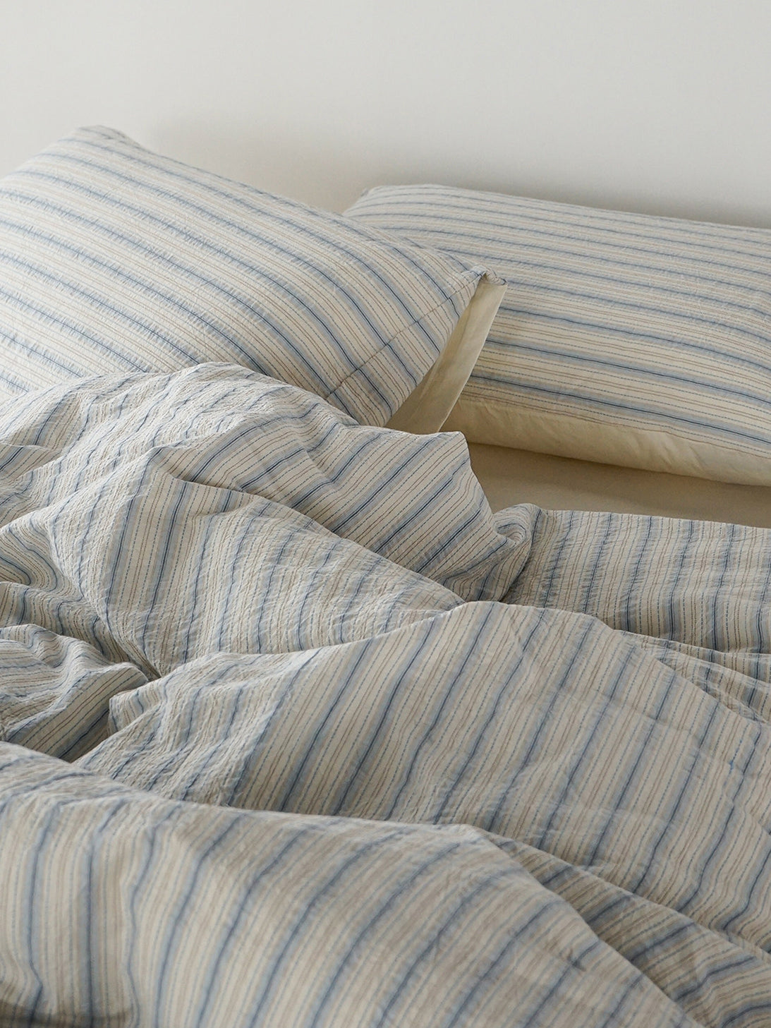 Textured Stripe Fresh Bedding Set