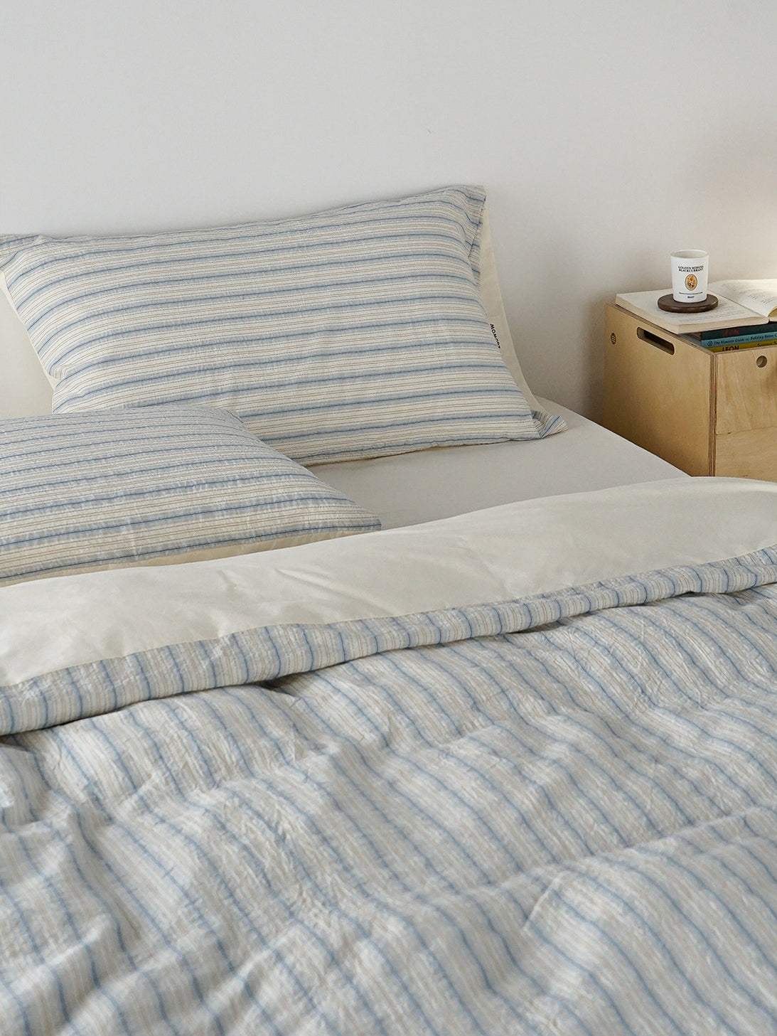 Textured Stripe Fresh Bedding Set