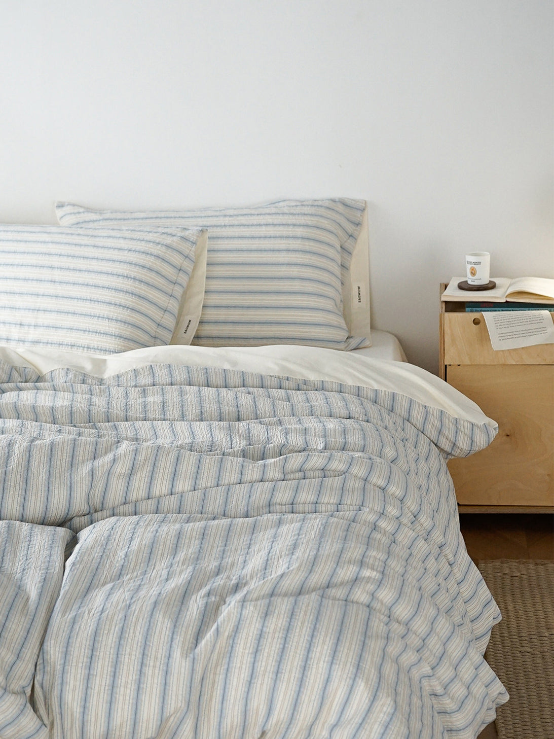 Textured Stripe Fresh Bedding Set